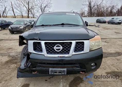 2011 Nissan Armada Sv z USA, uszkodzony, nr VIN 5N1AA0NC3BN620265